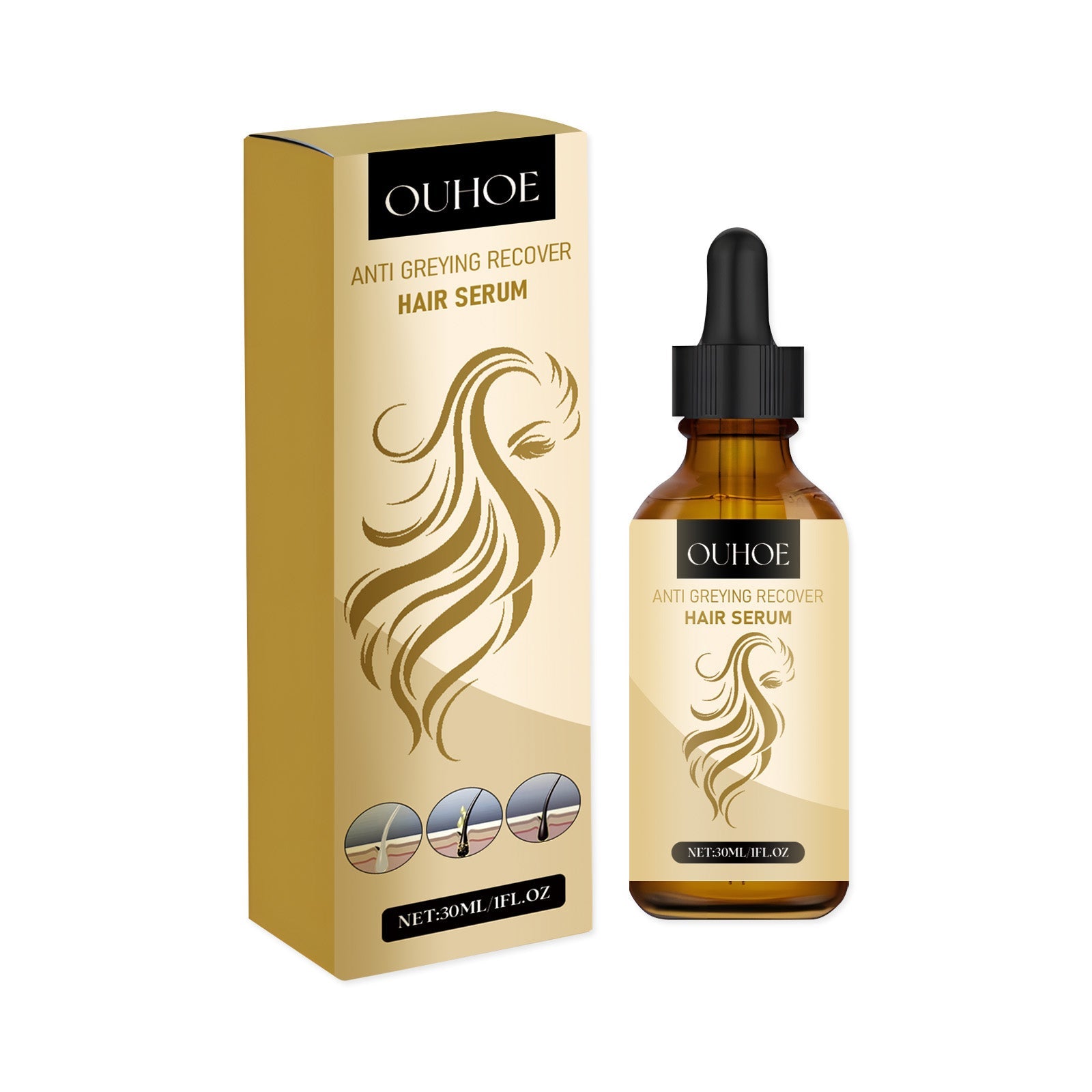Hair Care Essence Moisturizes, Softens And Nourishes Hair With More Radiant And Elastic Hair Care Oil