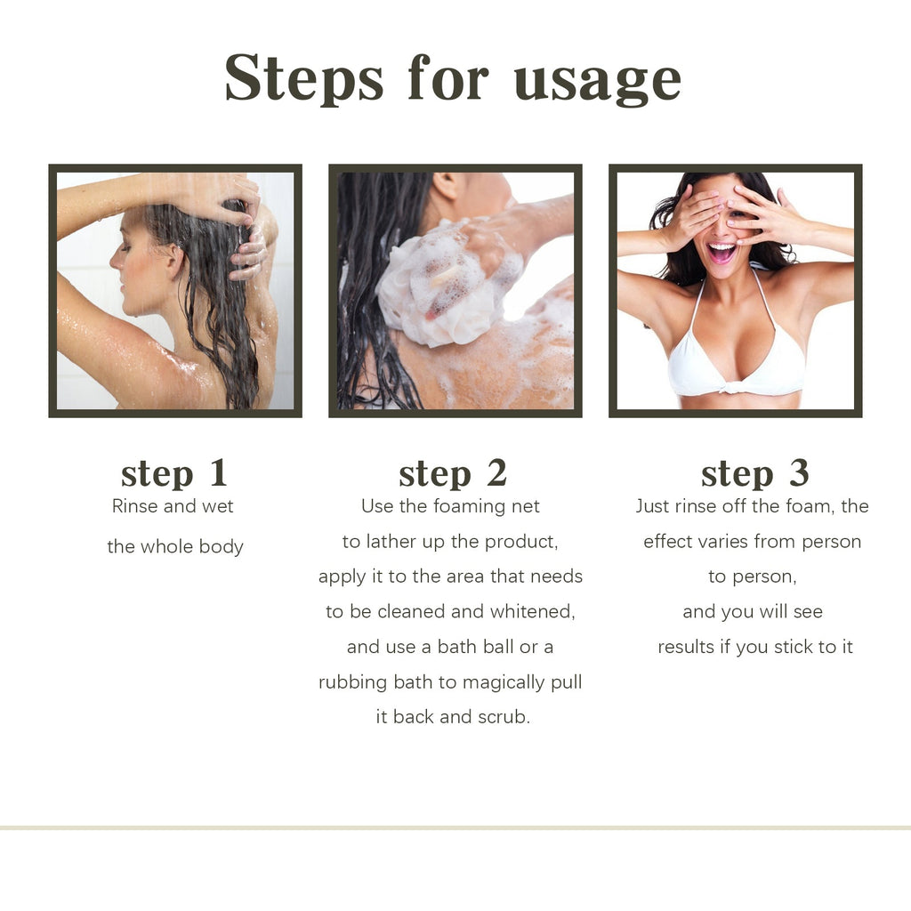 Underarm Whitening Soap, Clean And Repair Dark Skin Acanthosis Nigricans Moisturizing Whitening Beauty Soap