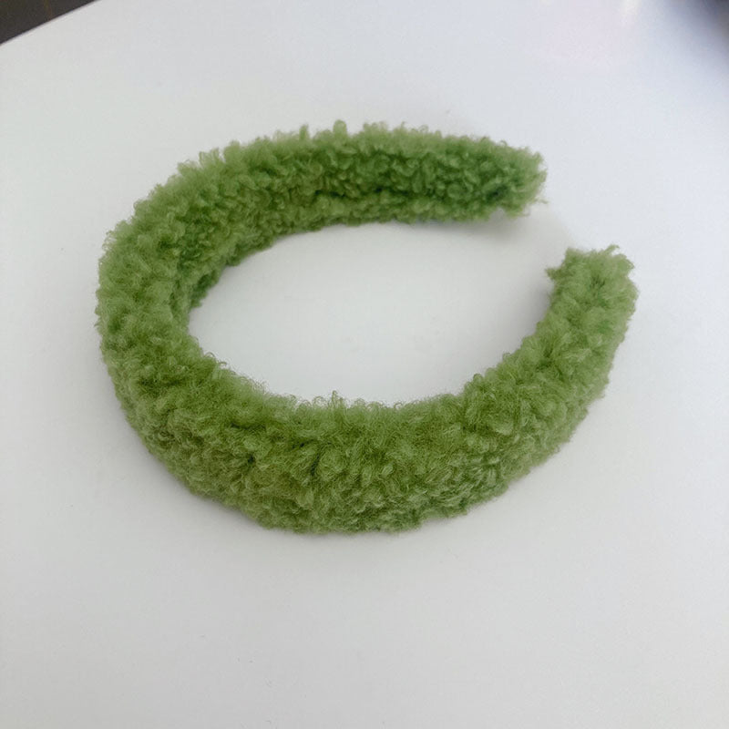 Plush headband hair clip