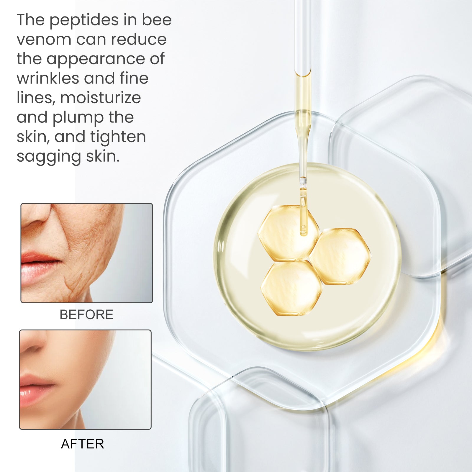 Facial Essence Moisturizes, Tightens, Softens, And Lightens Fine Lines