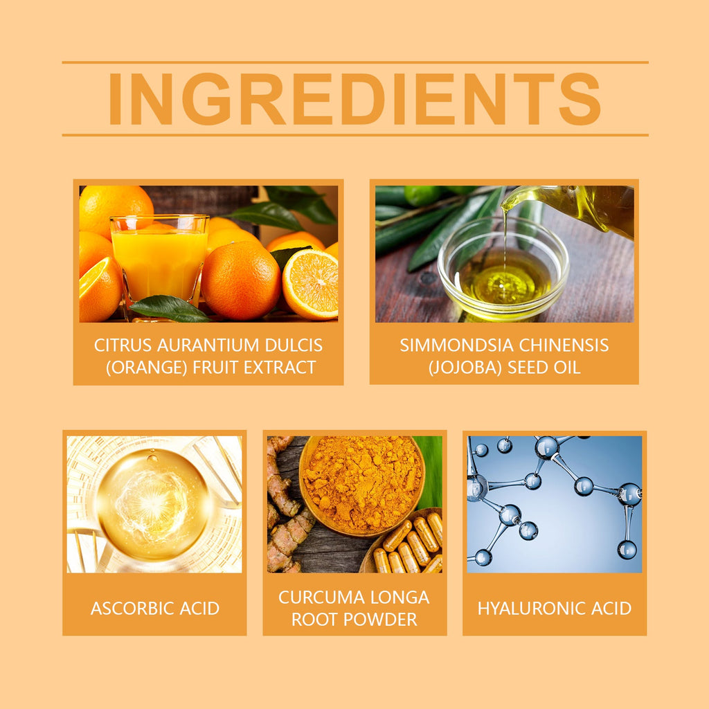 Vitamin C Facial Essence, Moisturizing, Hydrating, Brightening, Moisturizing, Anti-Wrinkle And Firming Facial Care Essential Oil