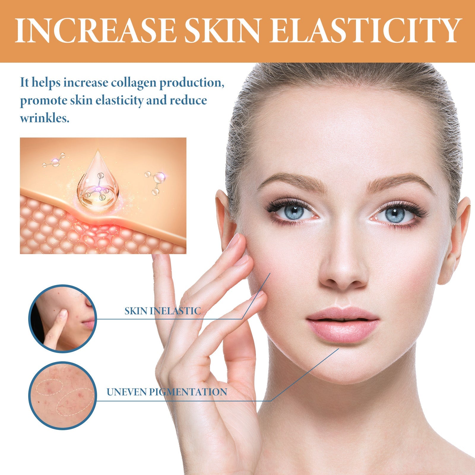 Retinol Anti-Wrinkle Serum, Wrinkles Repair Facial Dull It Moisturizes Shine Bright Skin