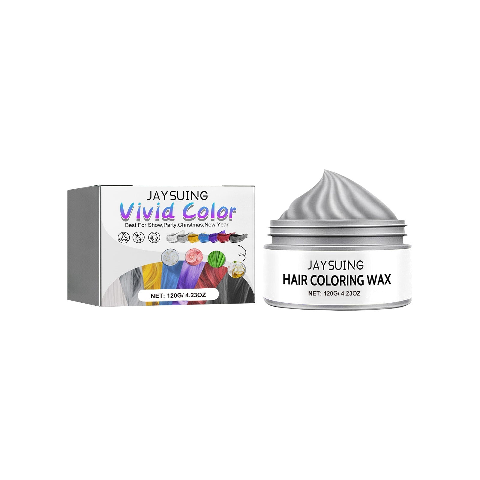 Hair Cream, Covering White Hair, Easy Coloring, Non-Dampening, Tide Color Beauty Hair Cream