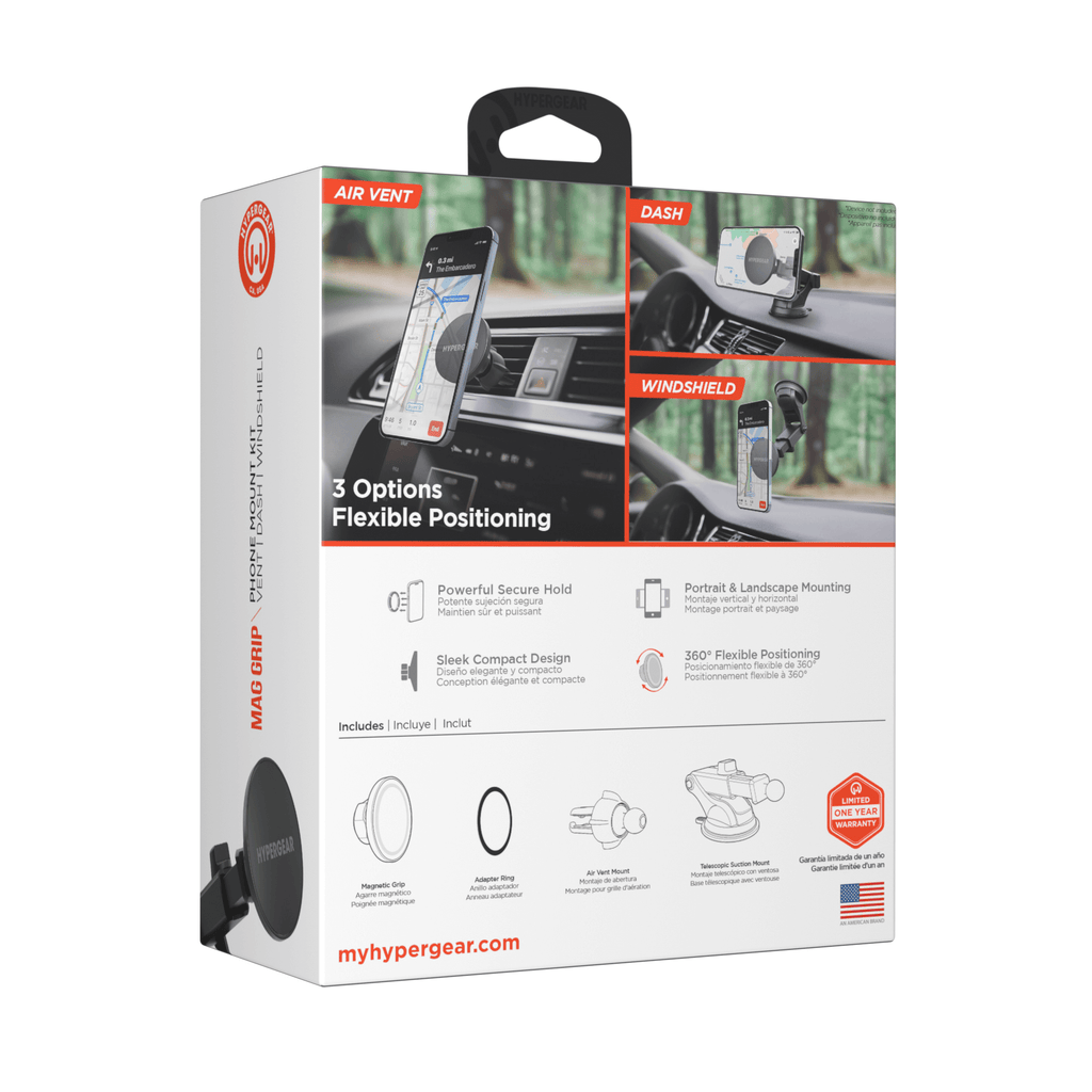 HyperGear MagGrip MagSafe Phone Mount Kit