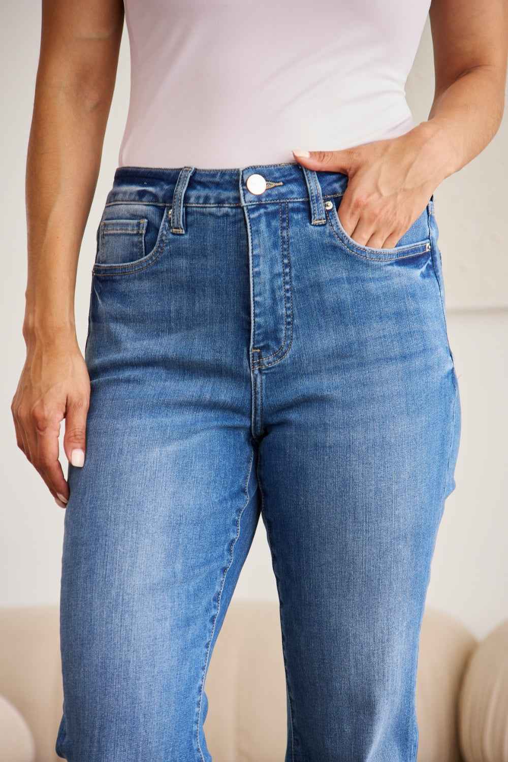 RFM Mini Mia High Waist Tummy Control Jeans Full Size Women's Jeans