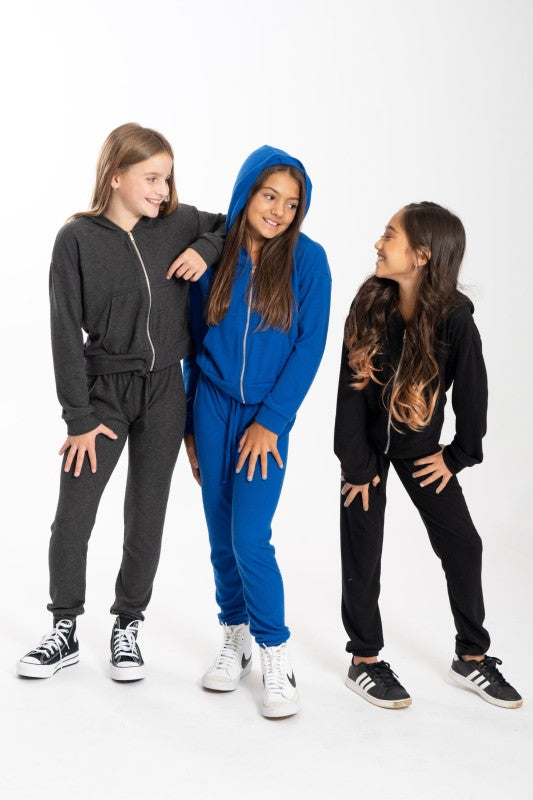 Girls Jacky Zipper Hoodie Set