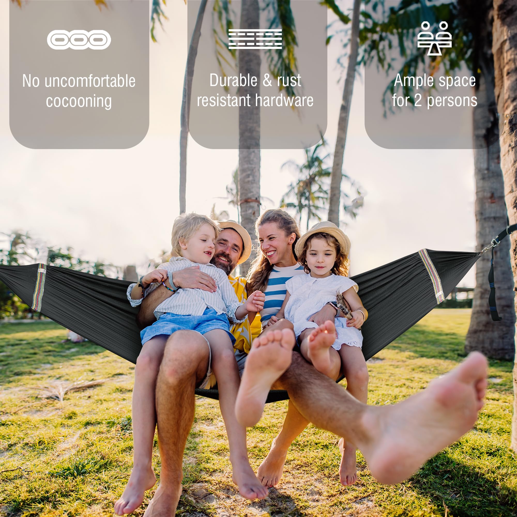 Tranquillo Universal 2-Person Double Hammock