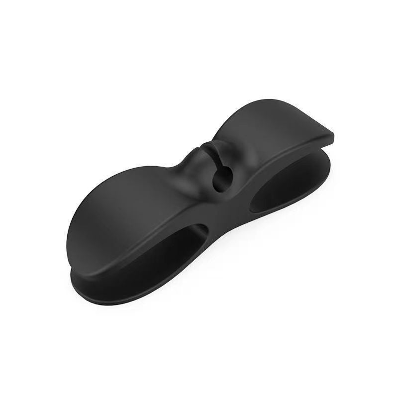 Cable organizer power cord fixing clip kitchen wall mounted plug cord fixing device charger cord storage