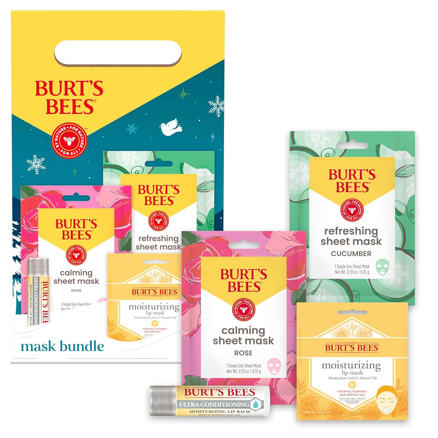 BURT'S BEES Sheet Mask Gift Set