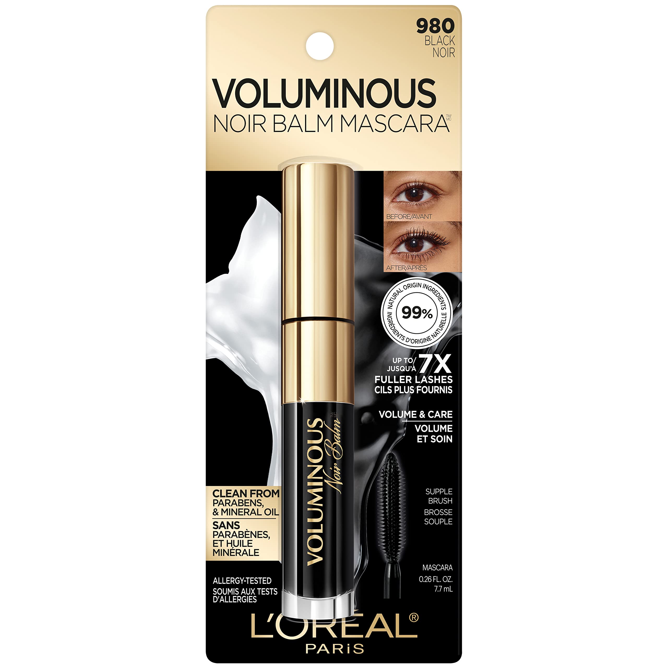 L'OREAL Voluminous Noir Balm Volumizing Mascara