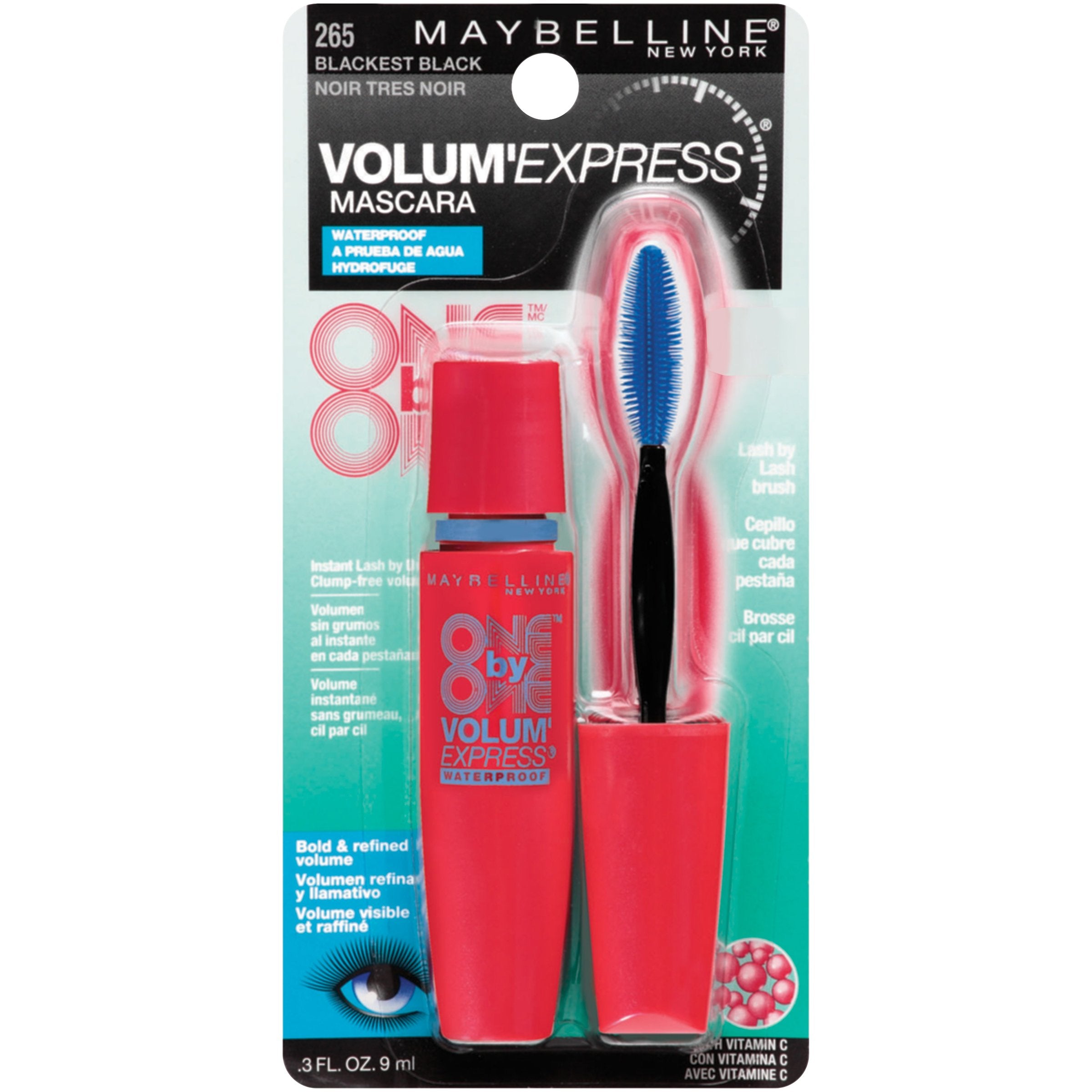 MAYBELLINE Volum' Express One By One Washable Mascara