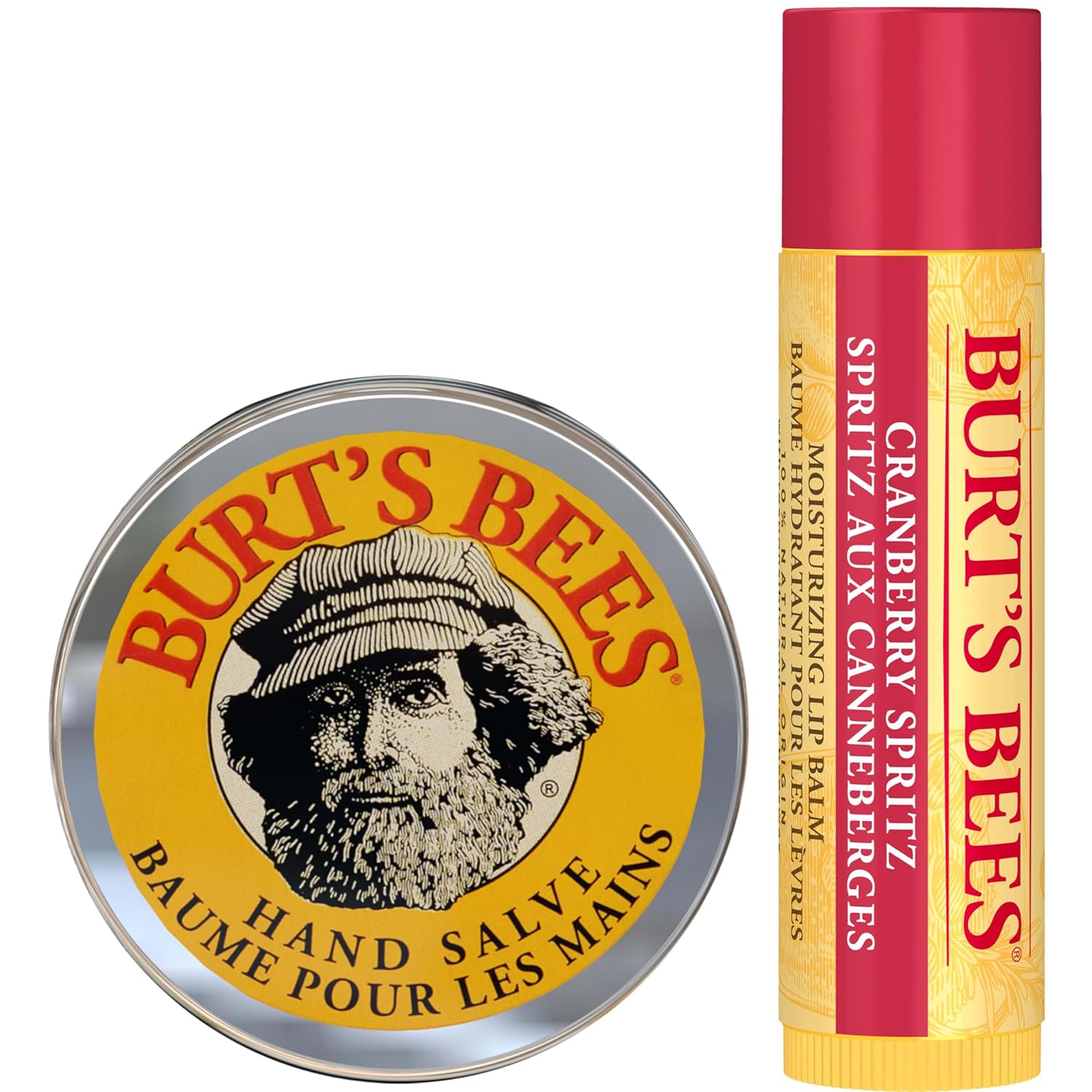 BURT'S BEES Lip Balm and Hand Salve Gift Set