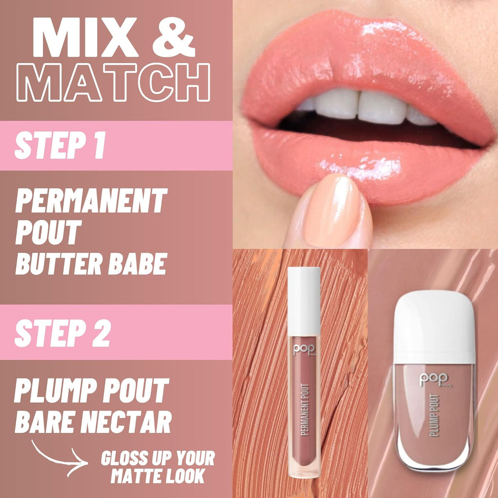 POP Beauty Plumping Lip Oil and Hydrating Lip Gloss
