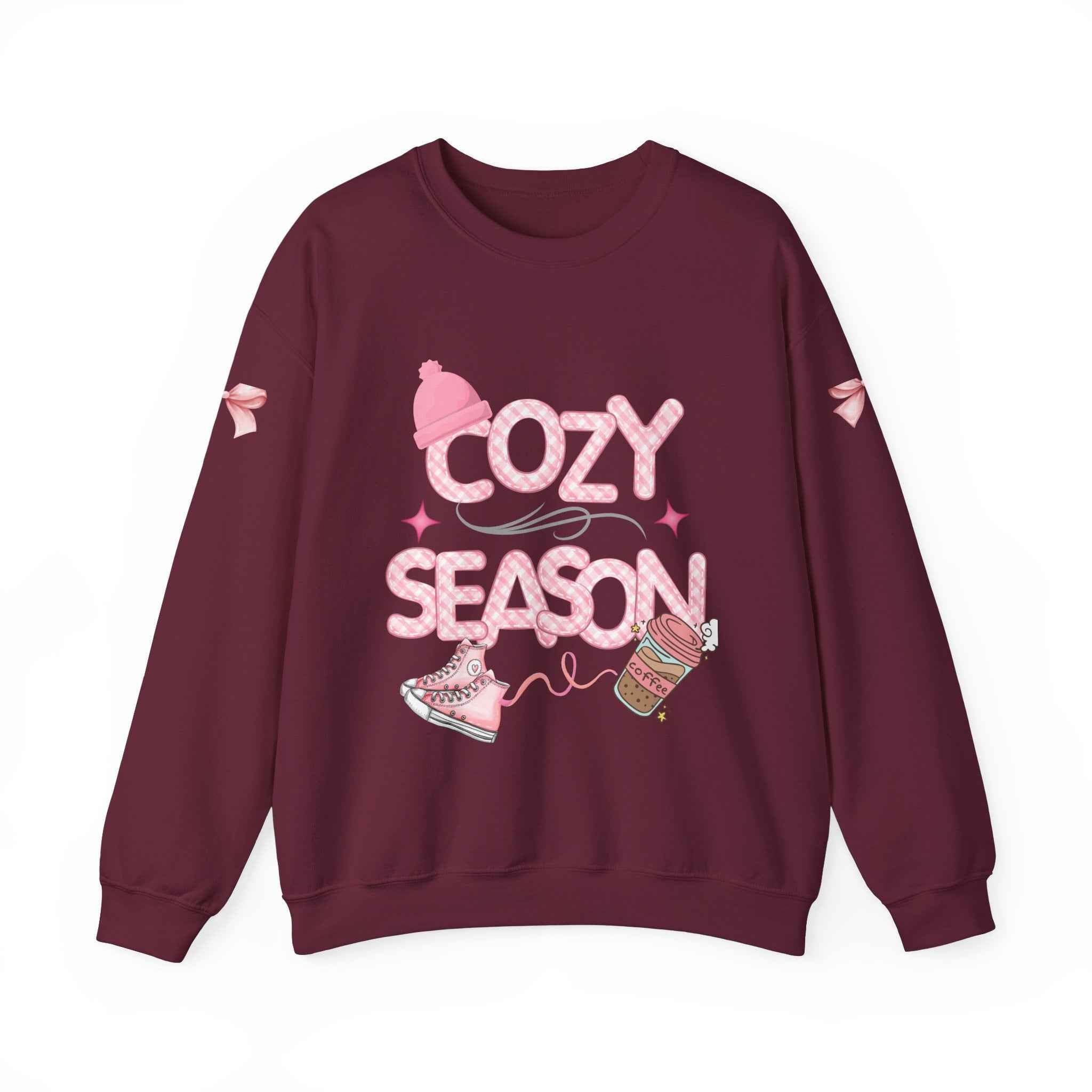 Pink Cozy Adult Sweatshirt - Comfortable Crewneck Women's Top