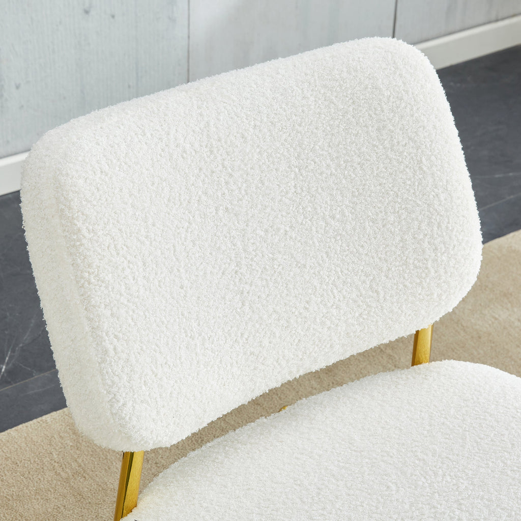 Teddy suede material cushioned rocking chair unique rocking chair cushioned seat