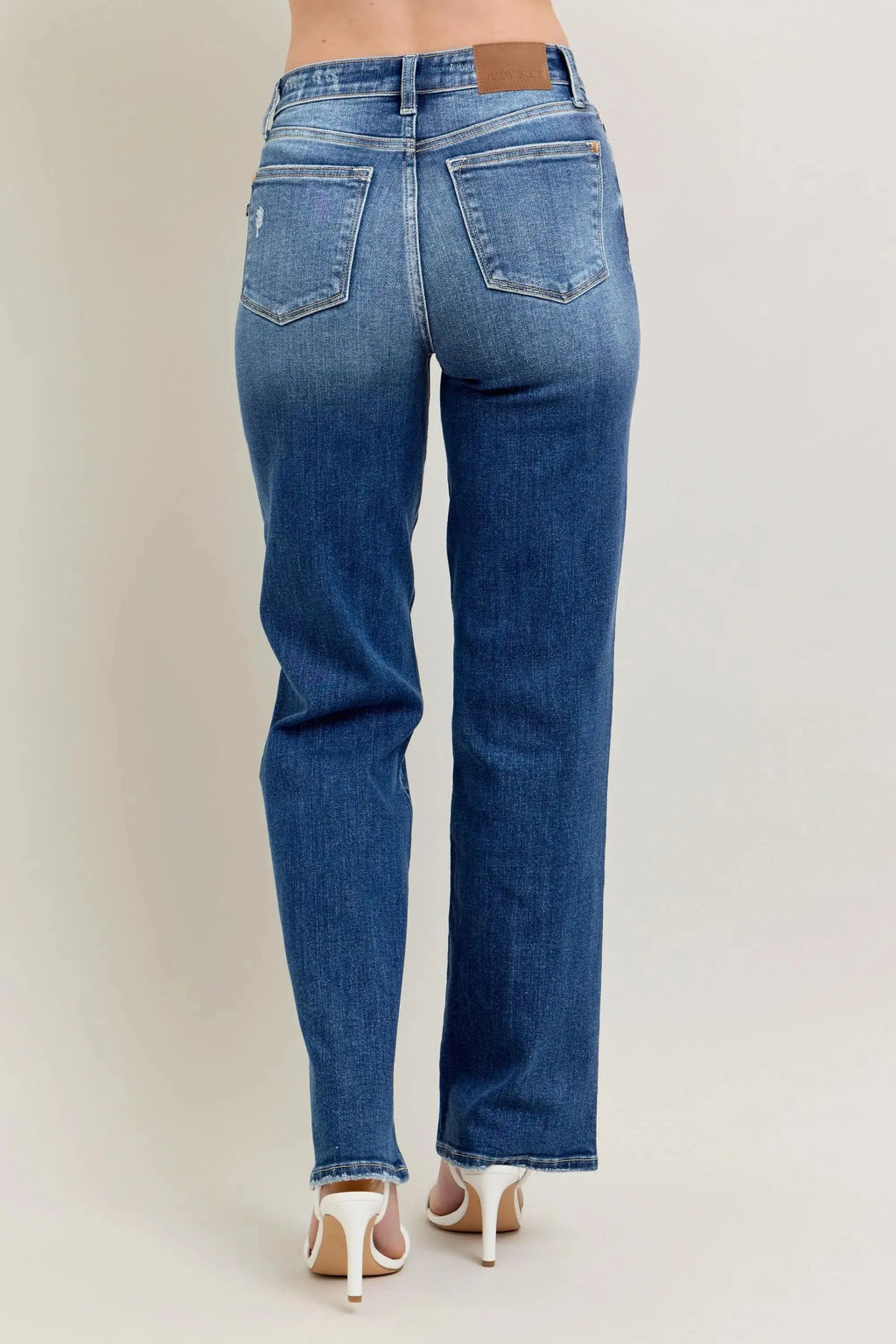 Judy Blue Jeans - Full Size/Plus Size High Waist 90's Straight Leg