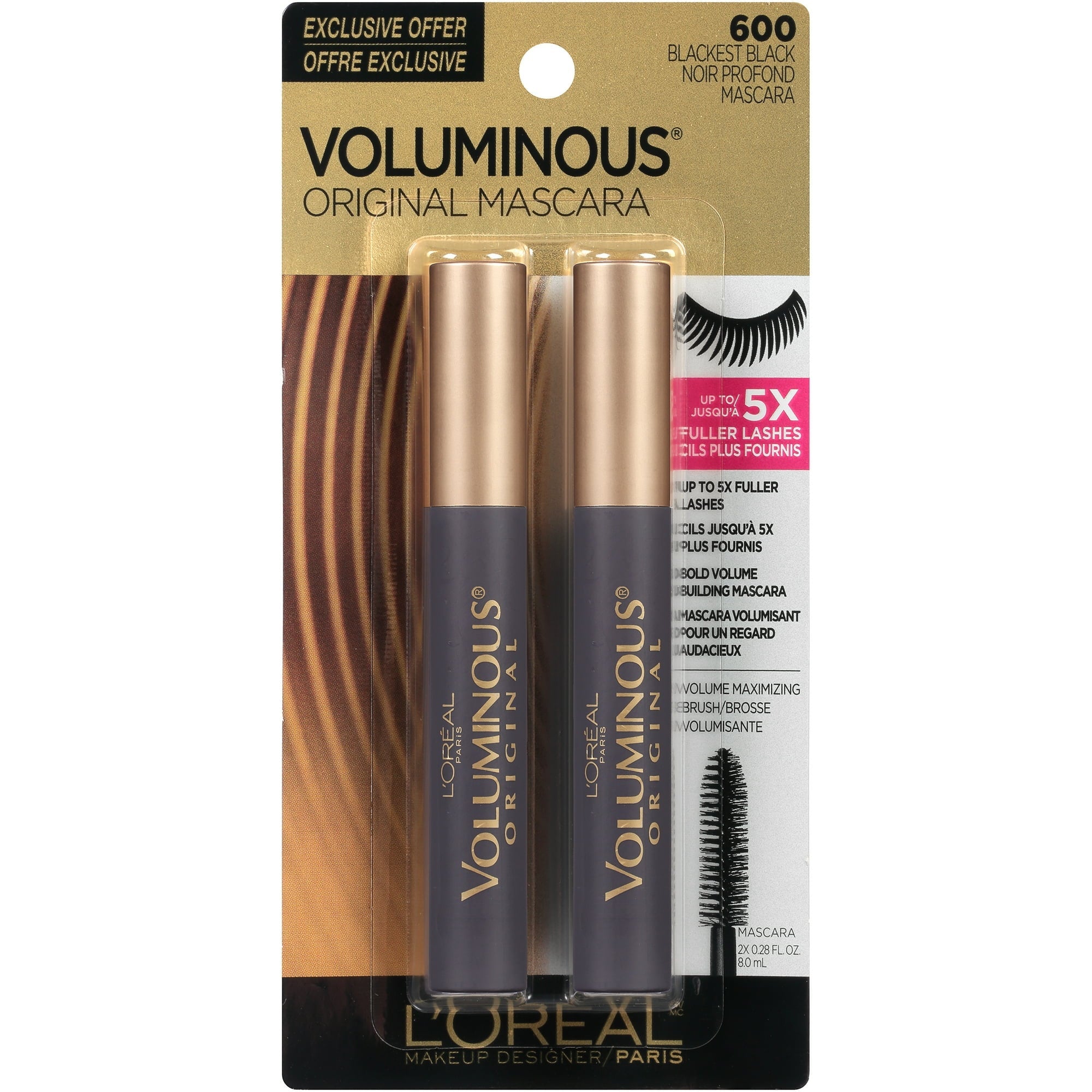 L'OREAL Voluminous Original Mascara Exclusive Set (DUO PACK)