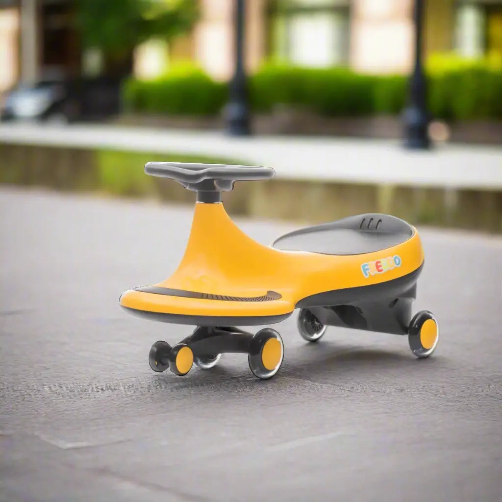 Freddo Toys Swing Car with Flashing Wheels