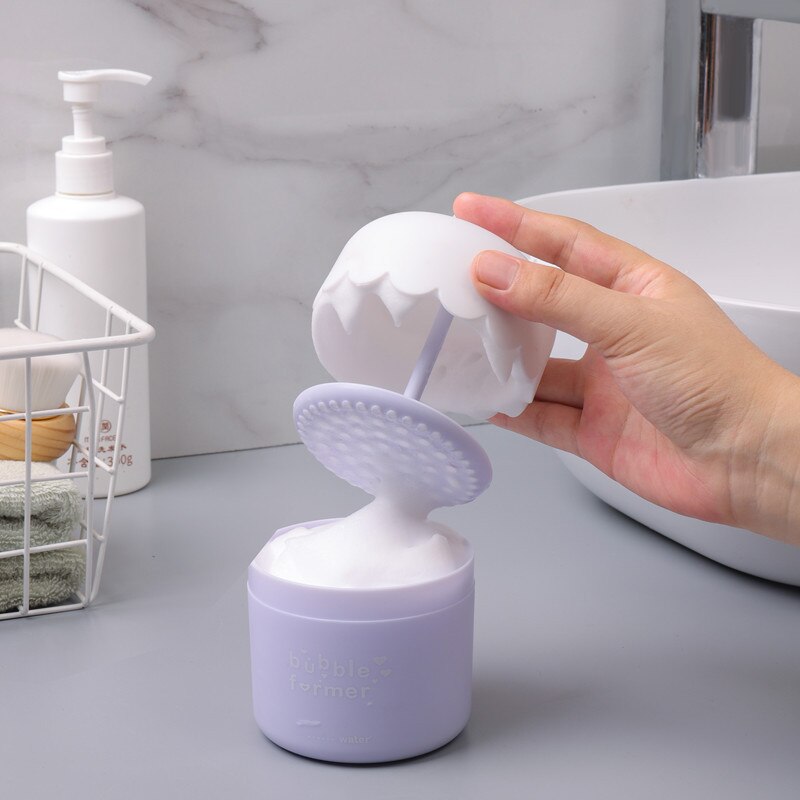 Portable Foam Maker Cup Bubble Foamer Maker Facial Cleanser Foam Cup Body Wash Bubble Maker Bubbler for Face Clean Tools