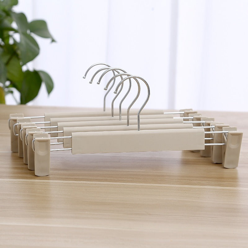 Non-Slip Plastic Clothes Rack Trouser Rack Skirt Clip Underwear Rack Frosted Drying Clothes Rack