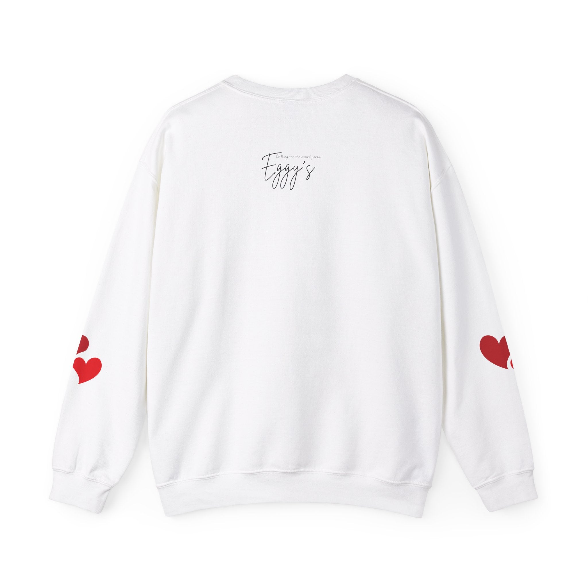 Love and Hearts Adult Love Hearts Sweatshirt Women's Top