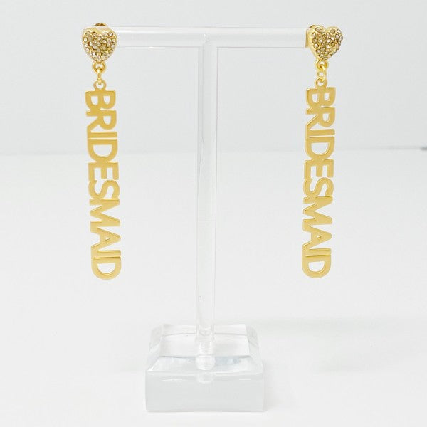 Be My Bridesmaid Earrings