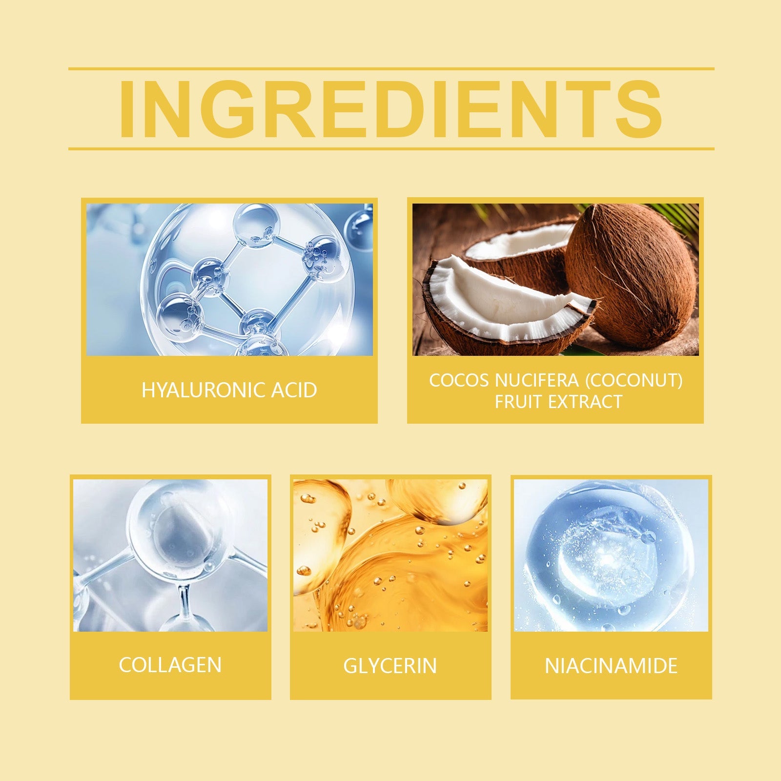 Hyaluronic Acid Facial Essence Gentle Moisturizing Moisturizing Gloss Sensitive Dry Mild Essence