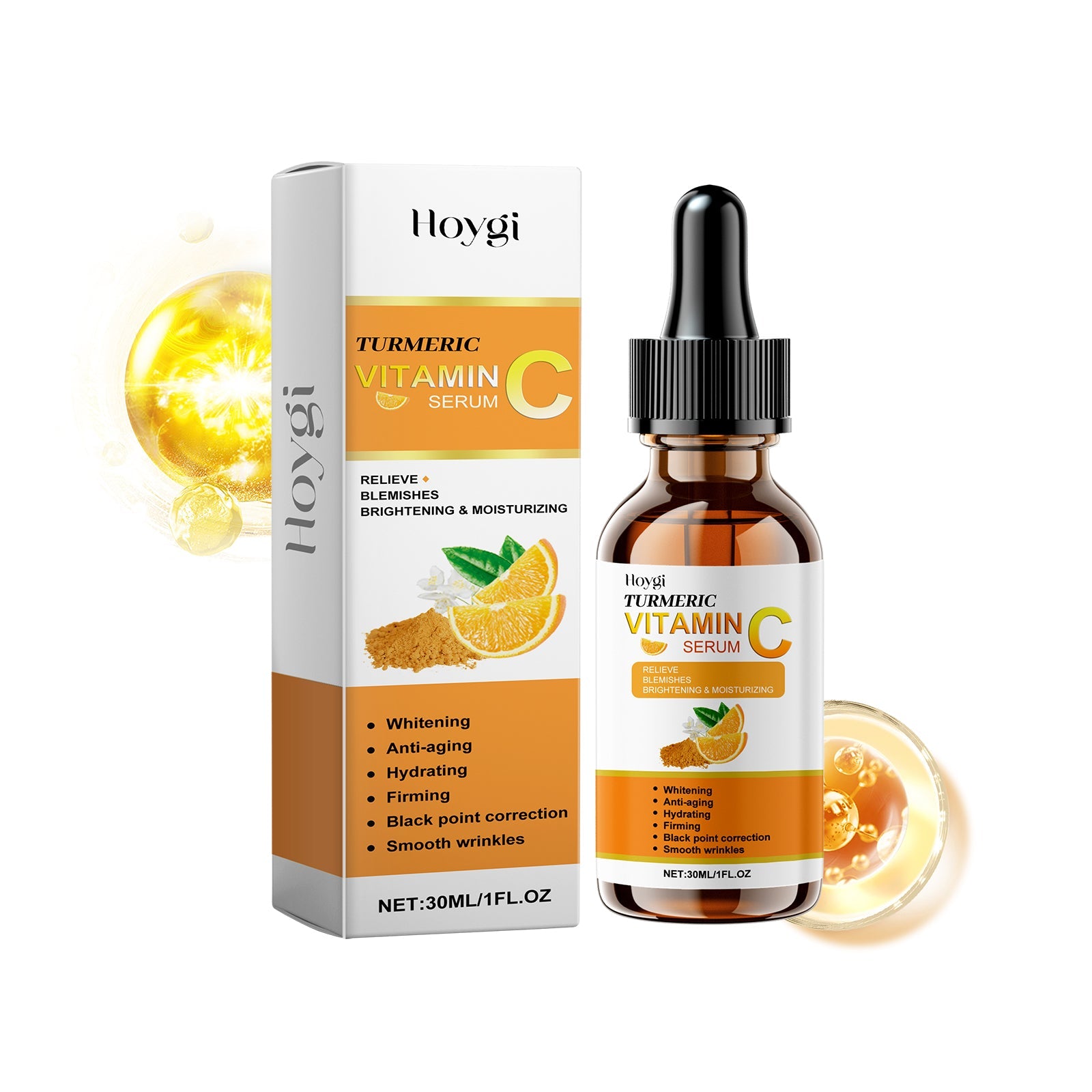 Vitamin C Facial Essence, Moisturizing, Hydrating, Brightening, Moisturizing, Anti-Wrinkle And Firming Facial Care Essential Oil
