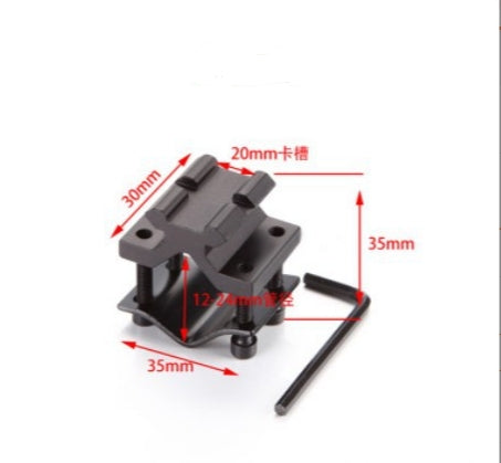 Single sided butterfly clamp pipe clamp universal clamp low seat K185k186 fixed clip clip 8 word clamp