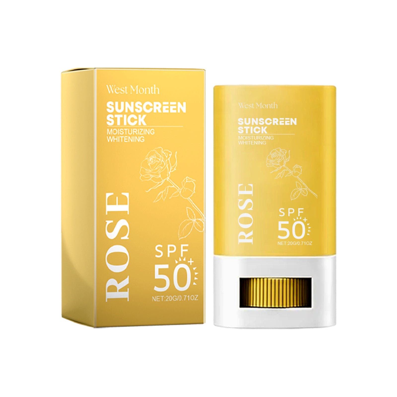 Sunscreen Stick, Refreshing Non-Greasy Concealer Moisturizing Whitening Skin Protection Cream