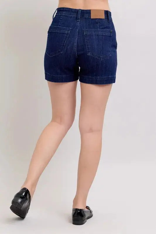 Judy Blue Jeans - Full Size High Waist Denim Shorts