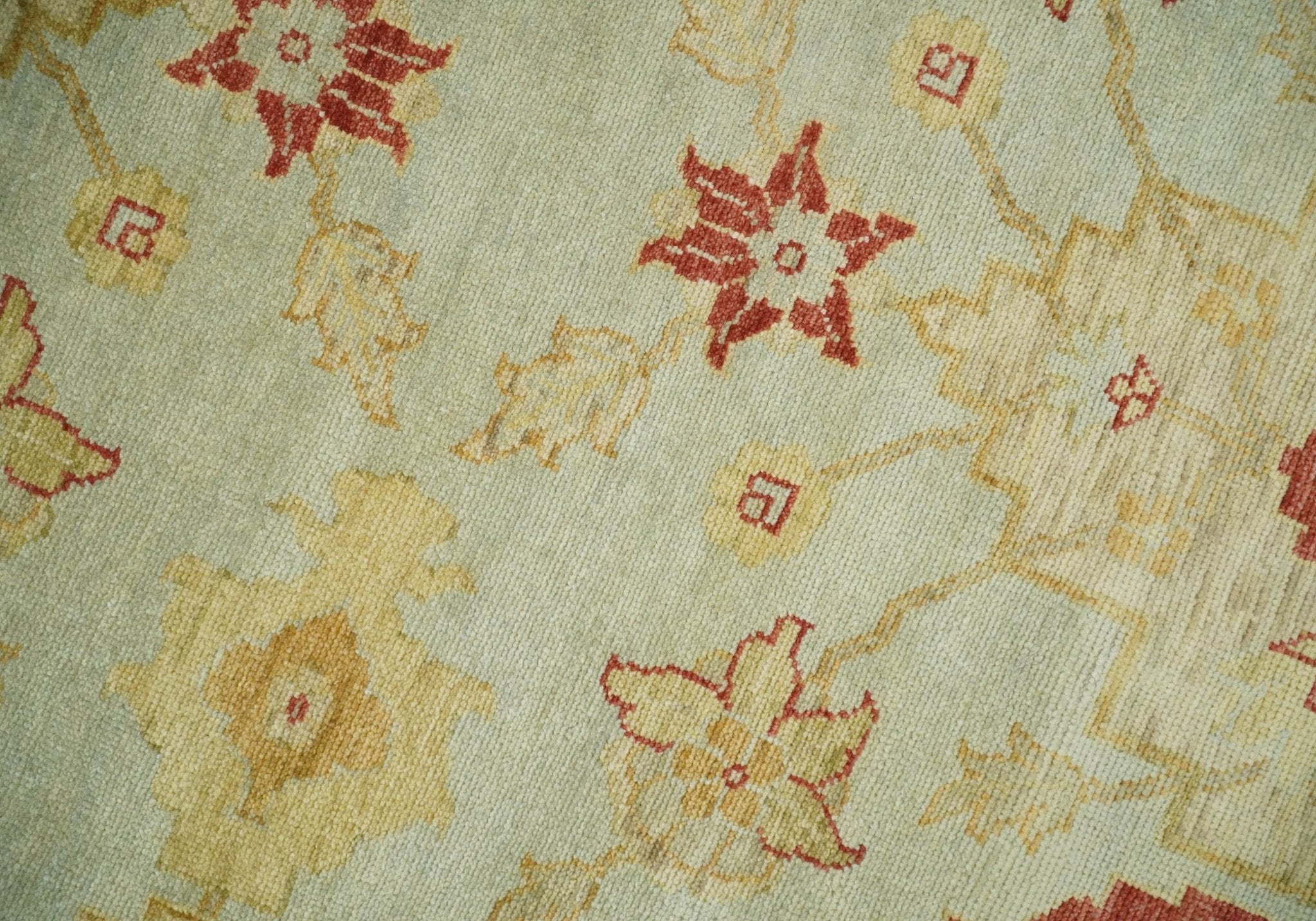 8x10 Fine Hand Knotted Beige and Rust Traditional Vintage Persian Antique Wool Rug | AGR36