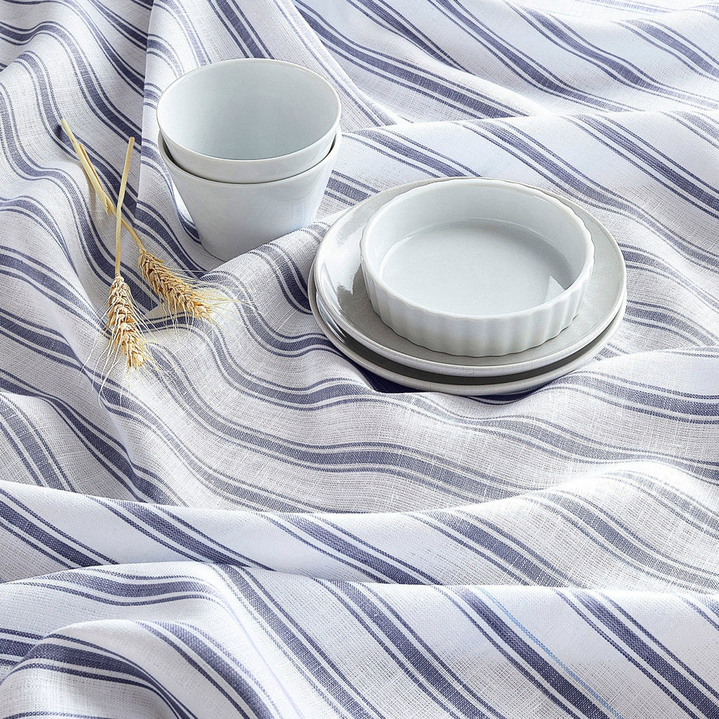 Capri Ticking Stripe Table Throw