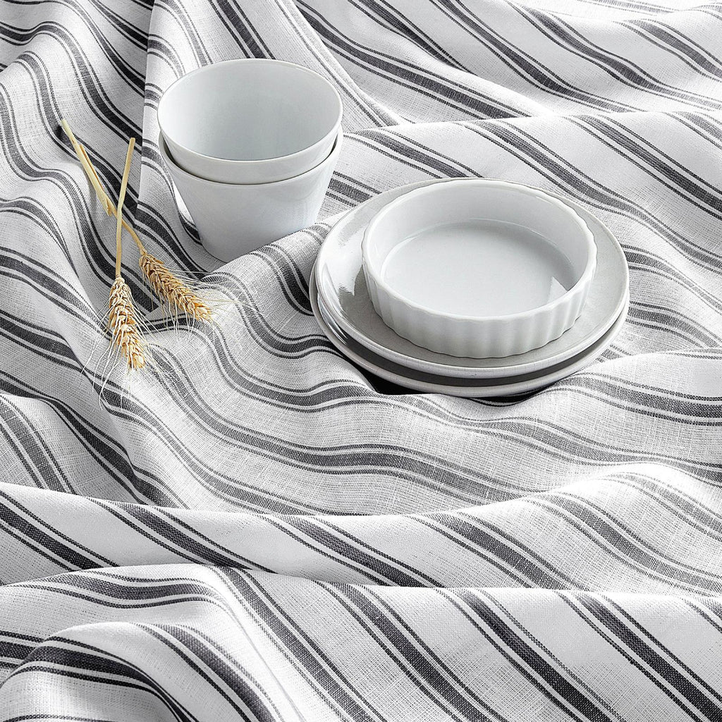 Capri Ticking Stripe Table Throw