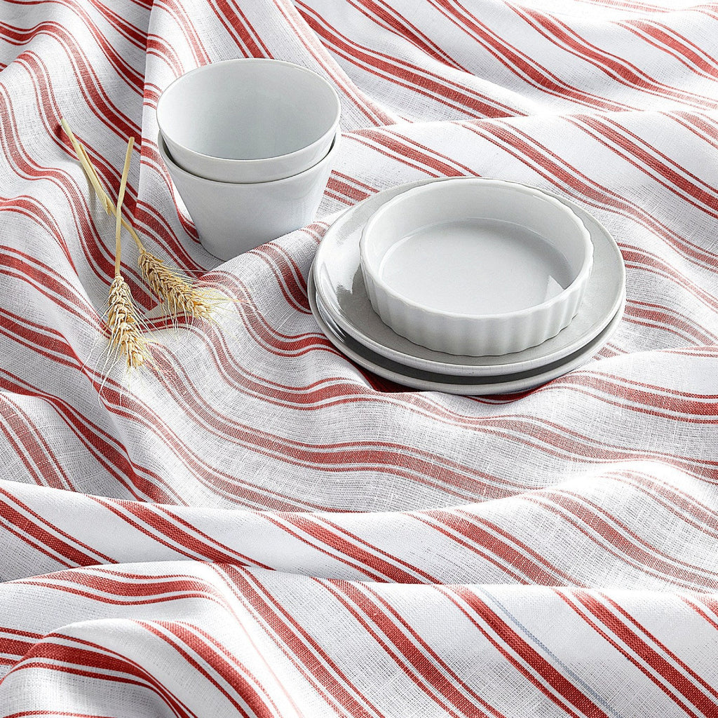 Capri Ticking Stripe Table Throw