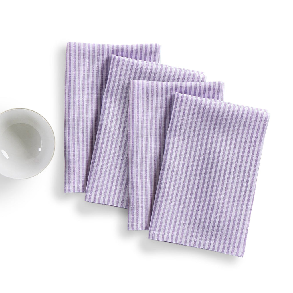 Narrow Stripe Napkins, Set of 4