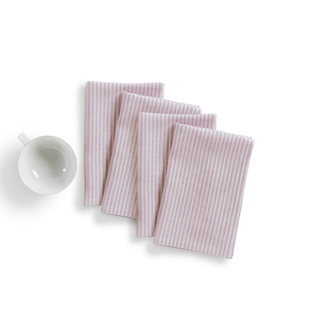 Narrow Stripe Napkins, Set of 4