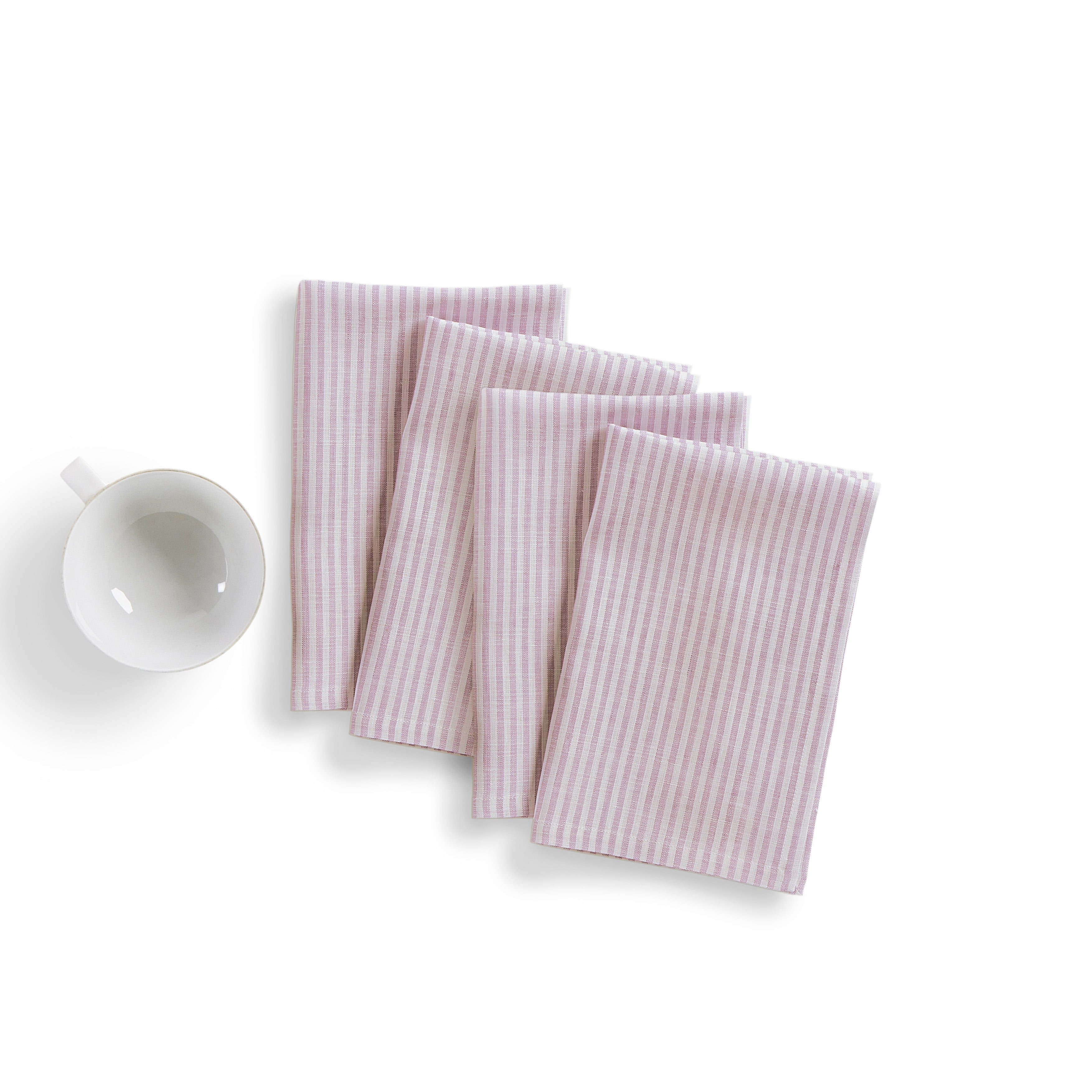 Narrow Stripe Napkins, Set of 4