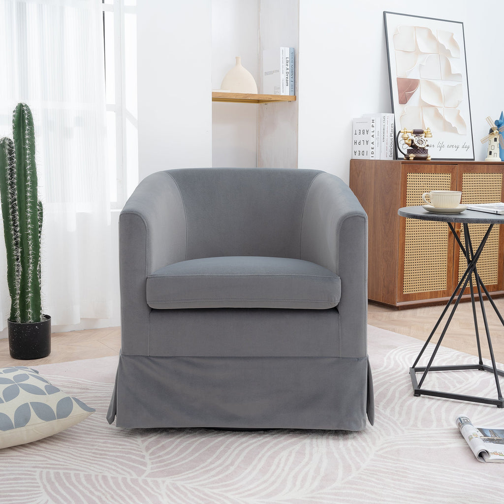 27.36" Wide Swivel Chair Gray