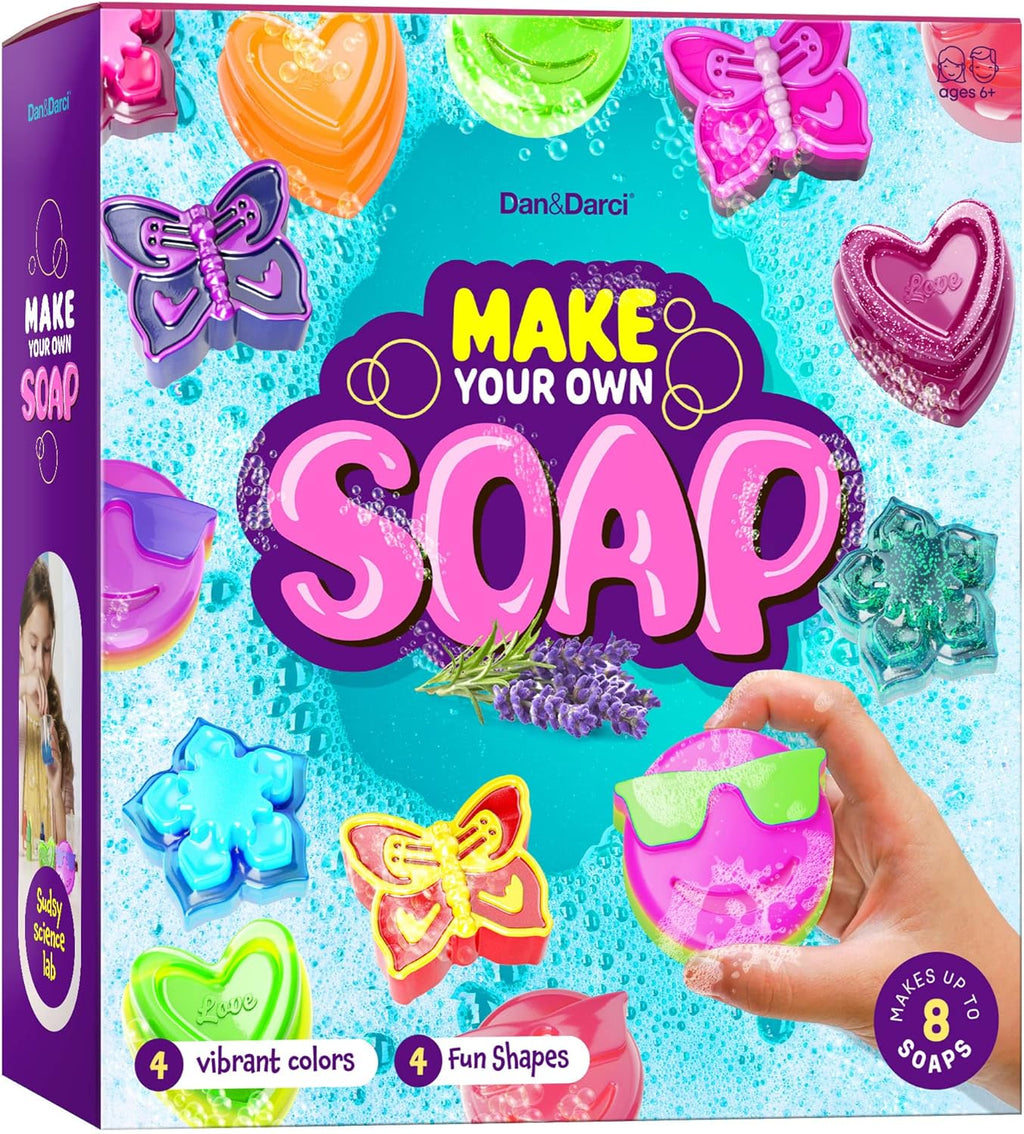 Dan&Darci Soap Making Kit for Kids - Crafts Science Toys - Birthday Gifts for Girls and Boys Age 6-12 Years Old Girl DIY - Best Educational Activity Gift by Surreal Brands