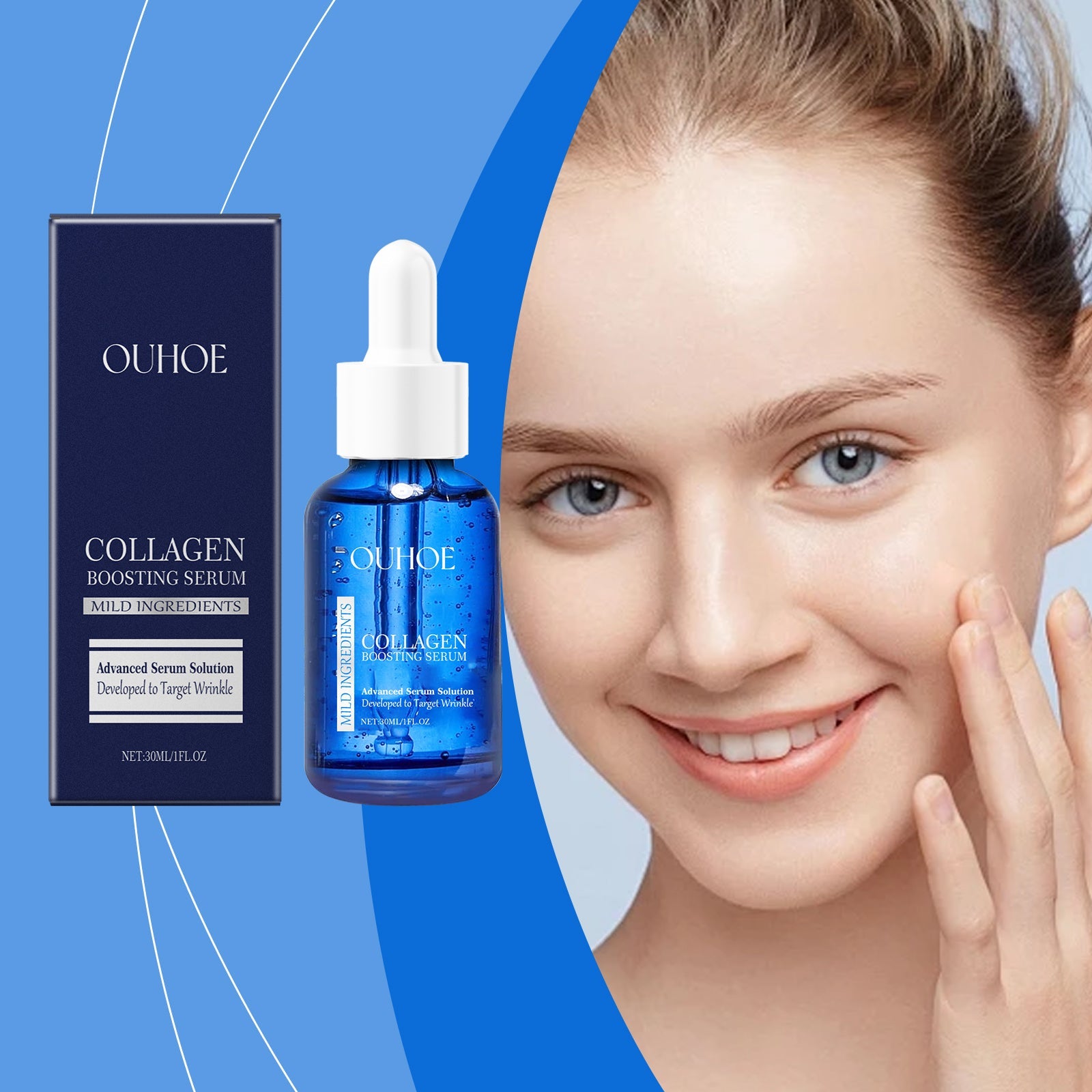 Firming Serum, Collagen Firming, Moisturizing, Smoothing Fine Lines, Nourishing And Elastic Essence