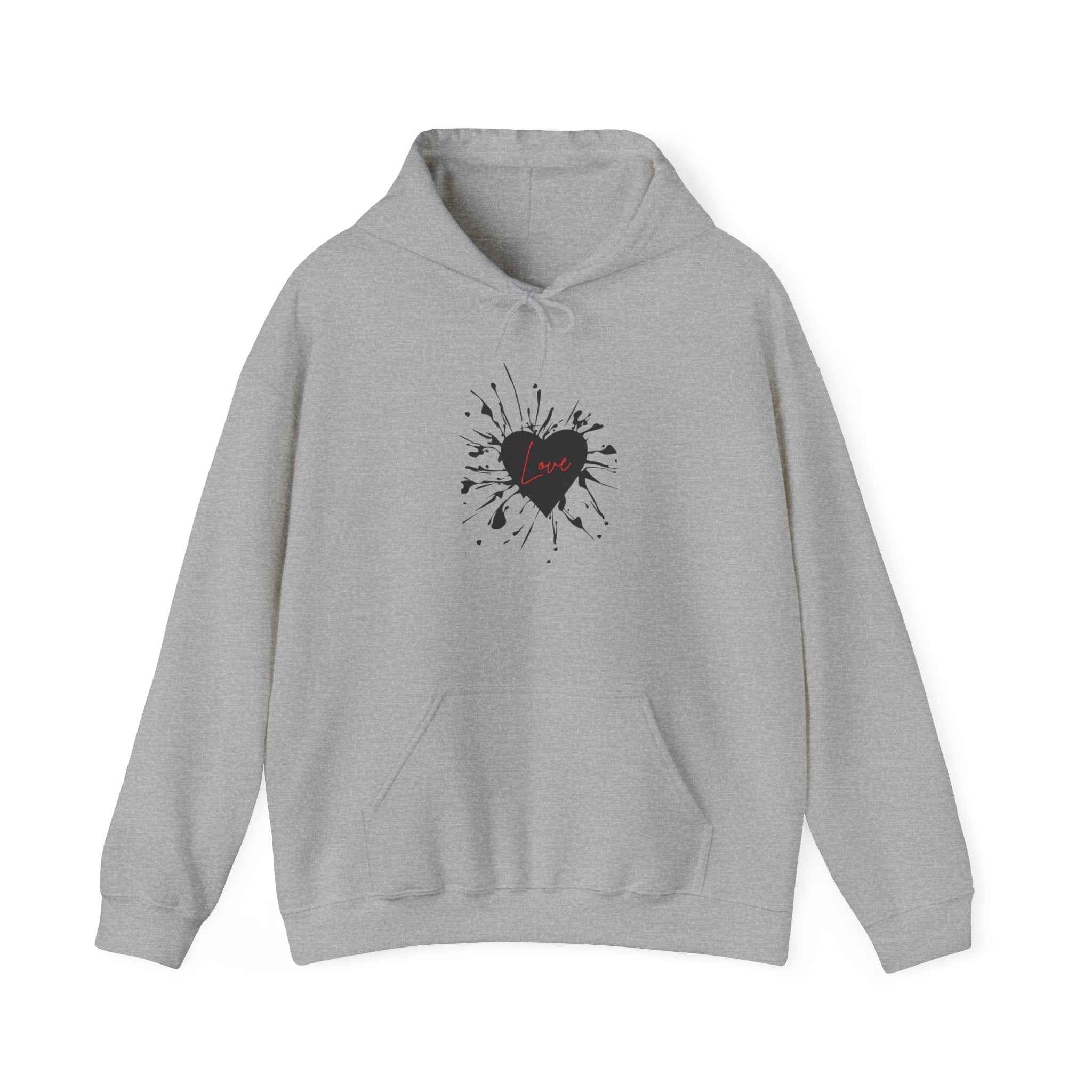 Love Hurts Adult Sweatshirt - Hooded Women's Top