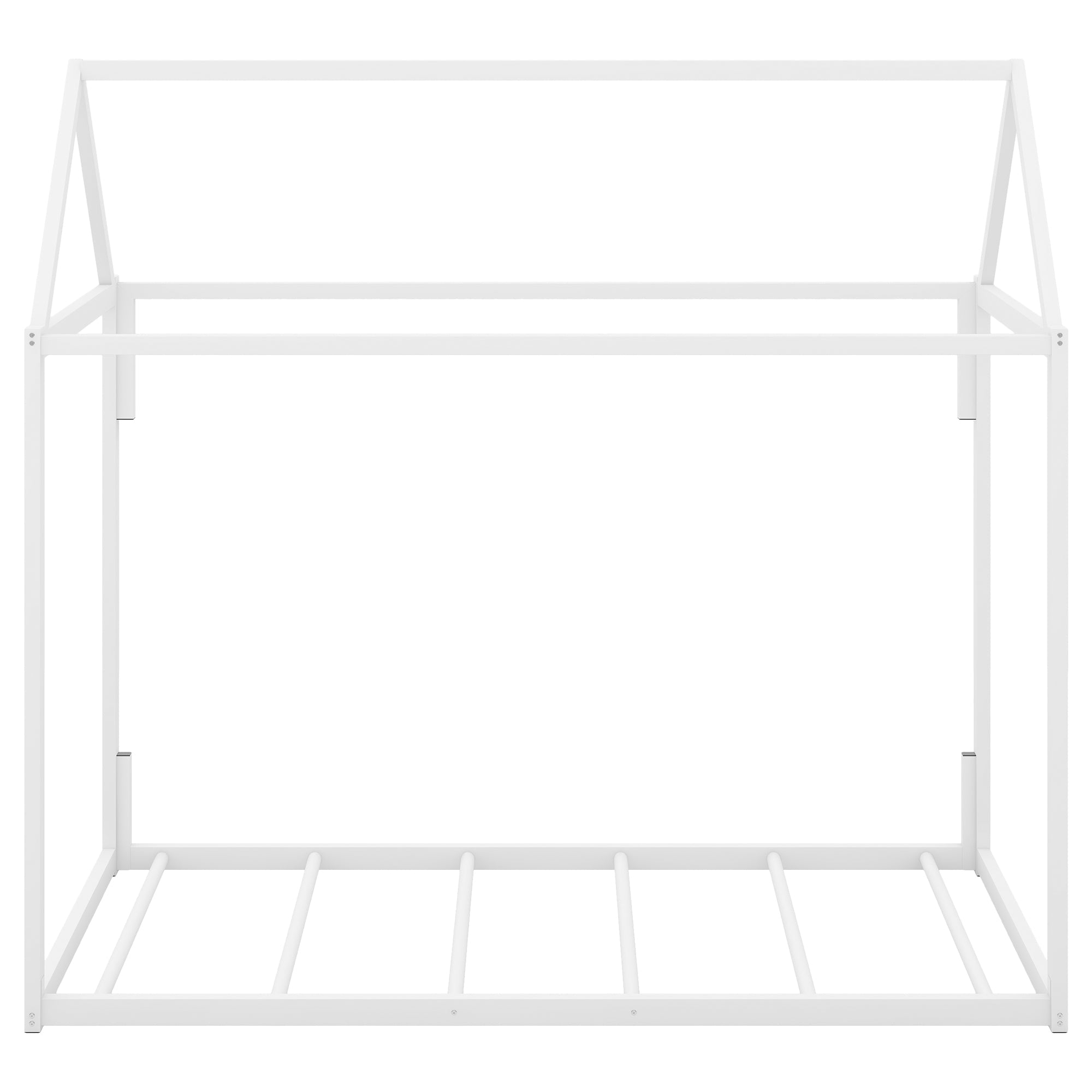 Metal House Shape Platform Bed   twin