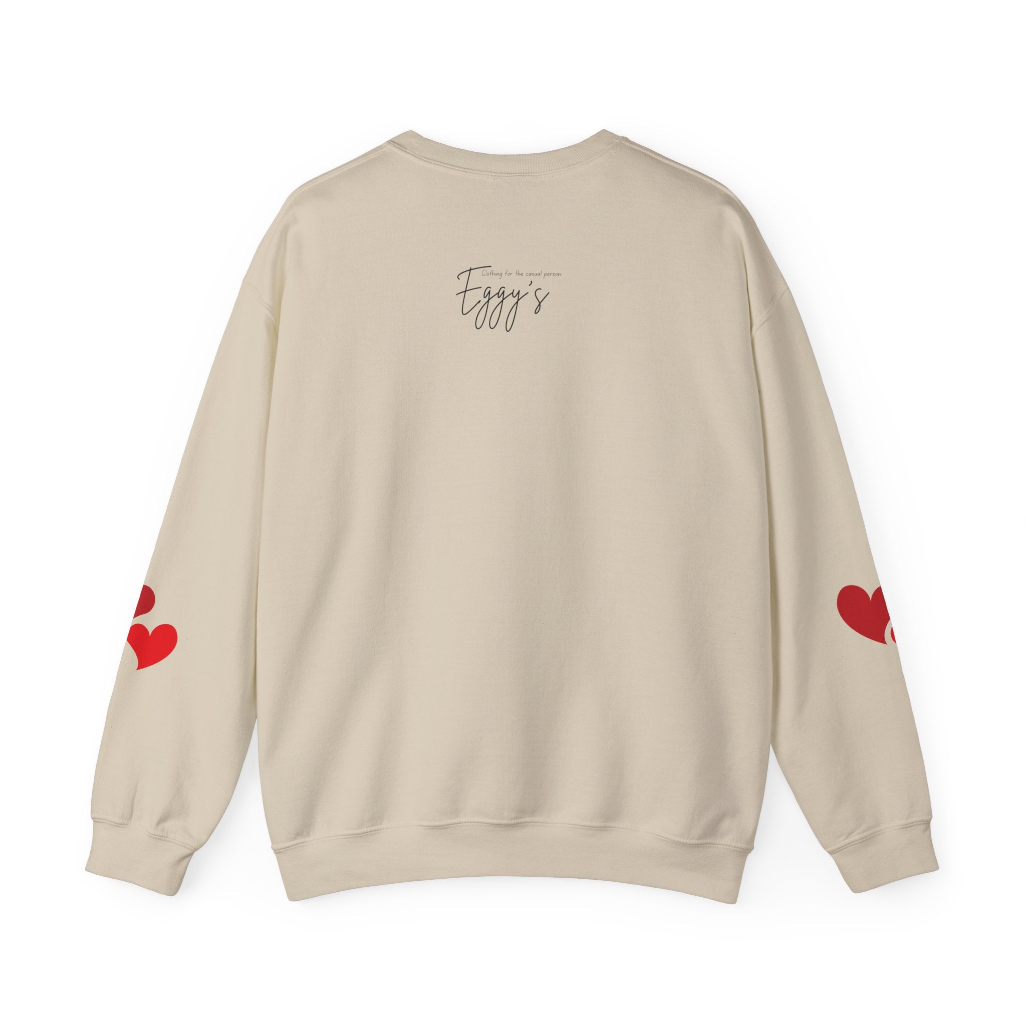 Love and Hearts Adult Love Hearts Sweatshirt Women's Top