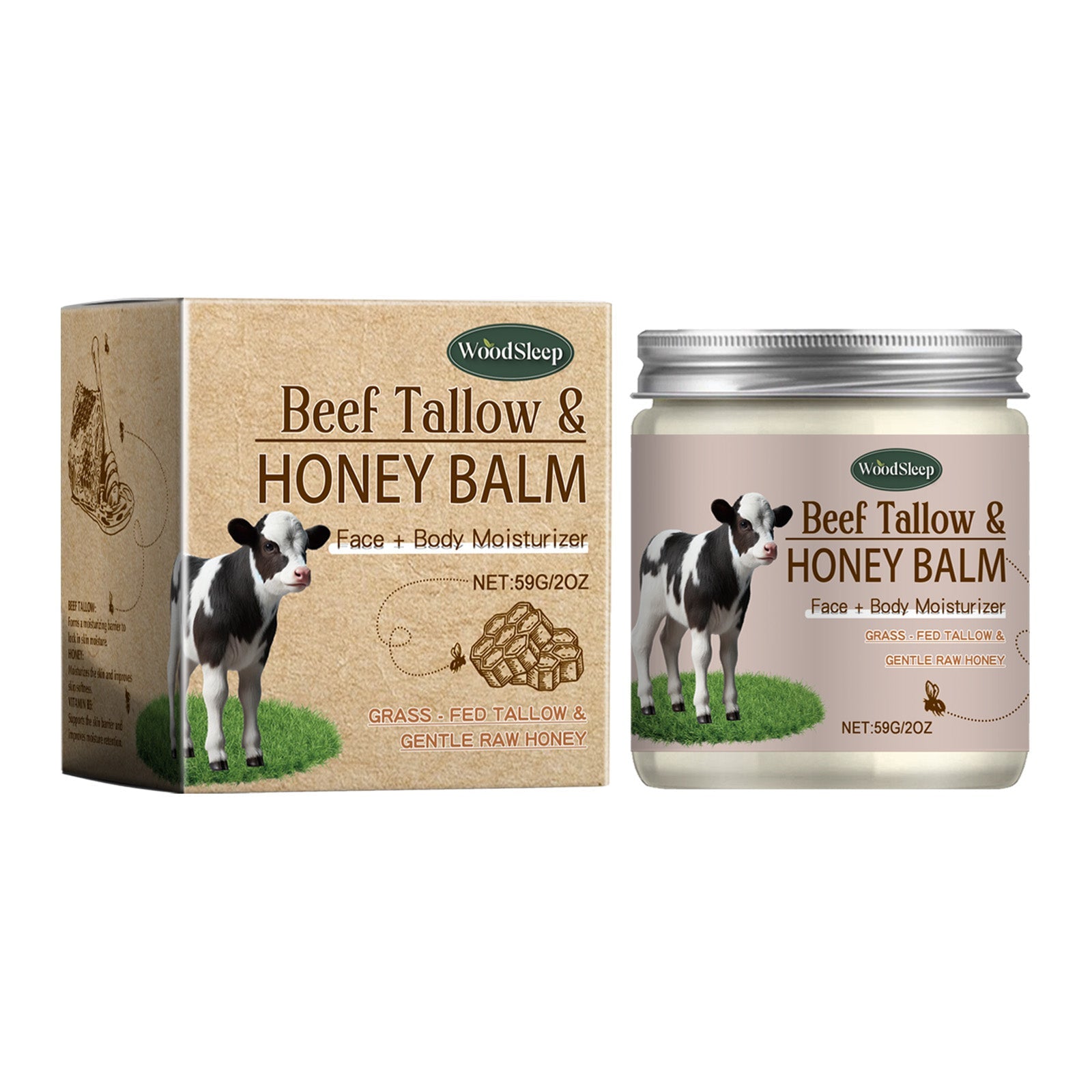 Multi-Functional Moisturizer Body And Face Hydrating Refreshing Honey Skin Care Essence Cream Soft And Moisturizing