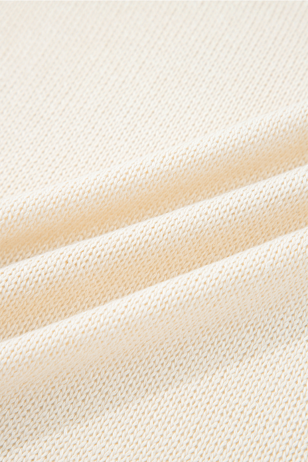 Smoke Gray Hollow Knit Cardigan With Eyelet Cutouts