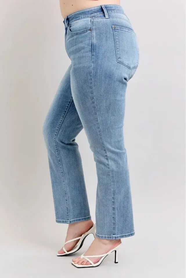 Plus Size High Waist Judy Blue Dad Jeans