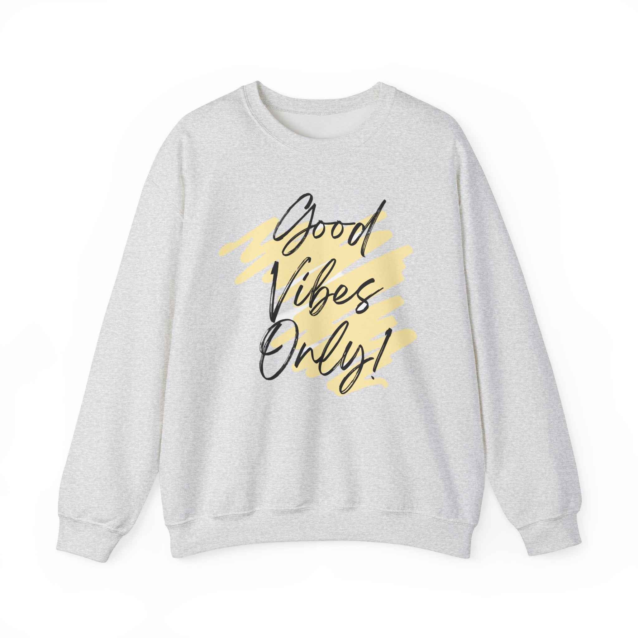 Vibes Phrase Good Vibes Crewneck Women's Top