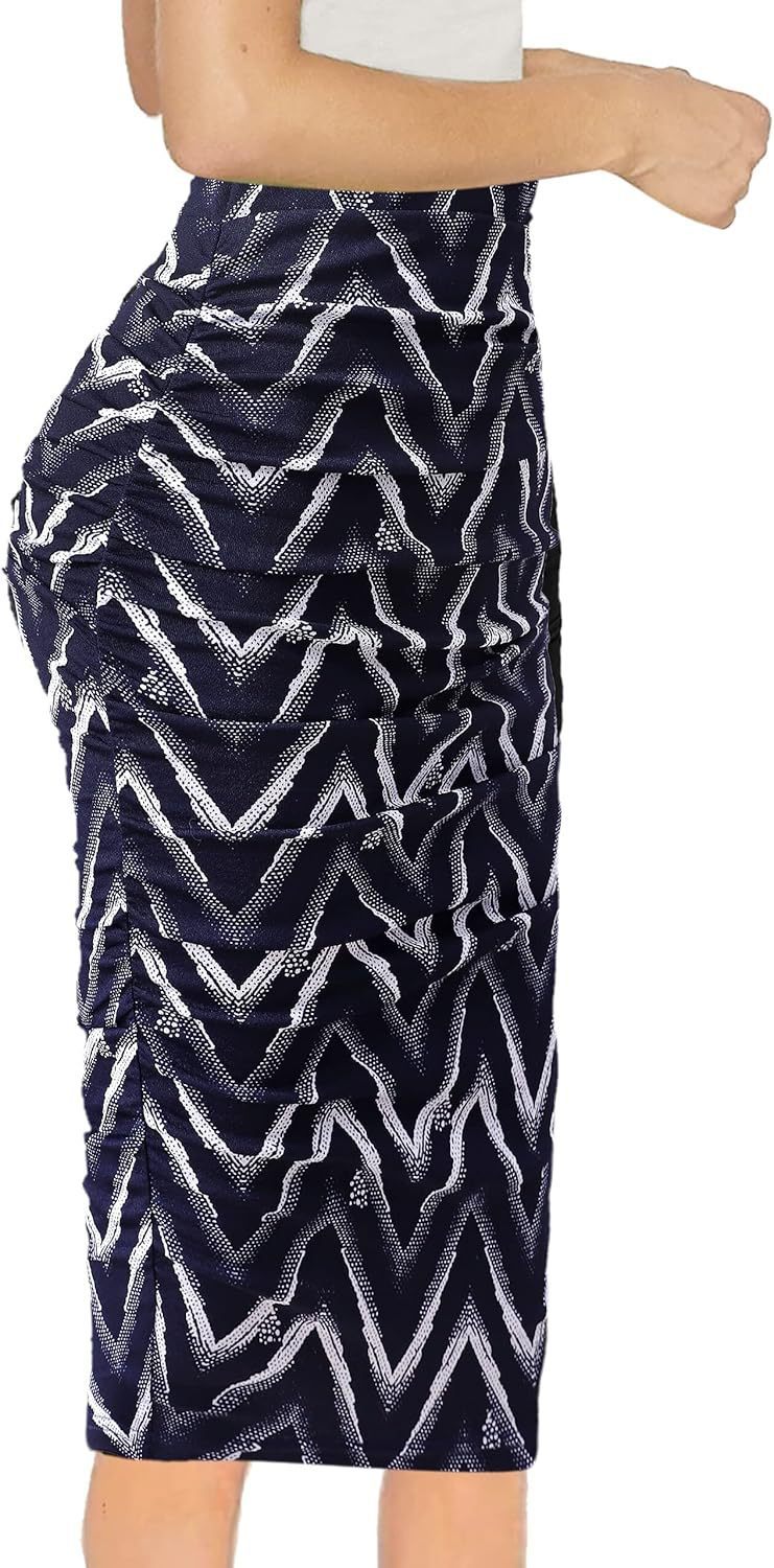 Sexy Leopard Print High Waist Skirt - Sheath Design