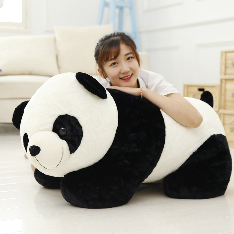 Simulated Giant Panda Doll Plush Toy Lying Panda Doll
